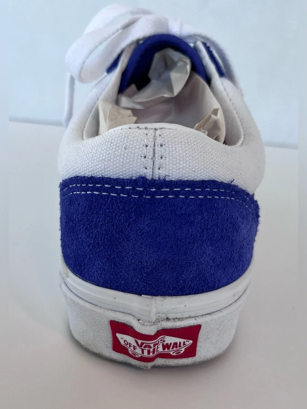 Vans Style 36 Retro Sport Sneakers in Royal Blue and True White